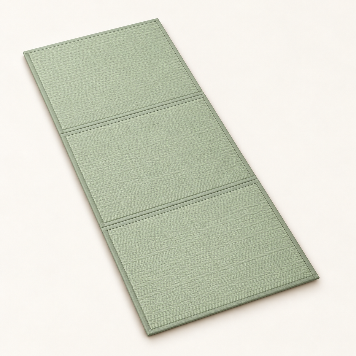 Tatami japonais pliable en jonc naturel, matelas de sol antidérapant