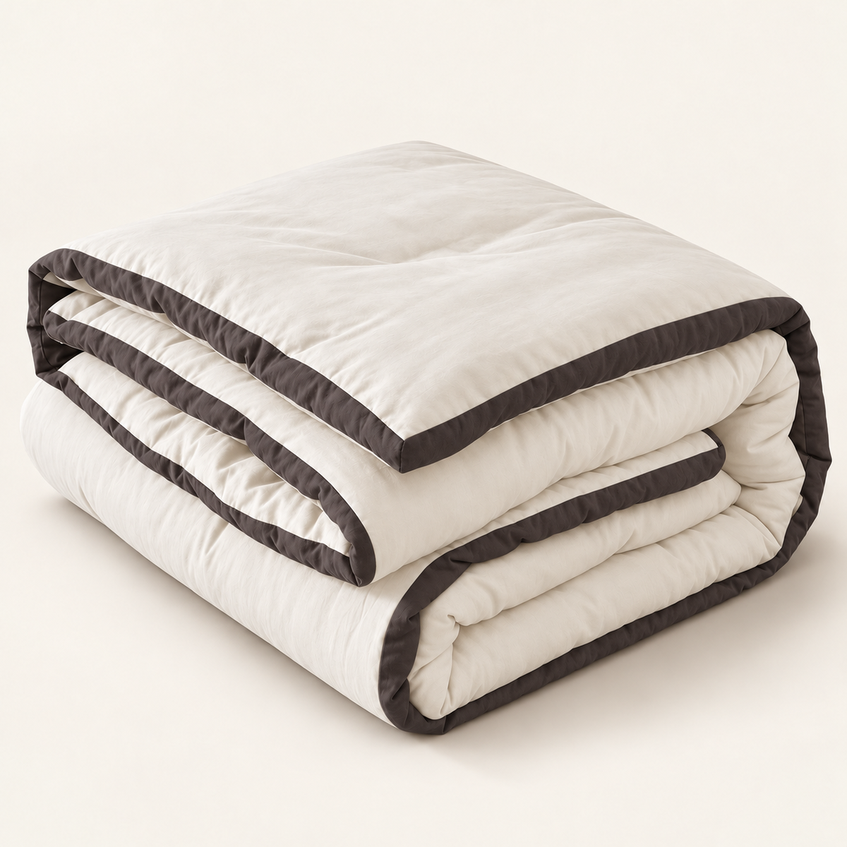 Couette japonaise 100 % coton brossée, épaisse et chaude